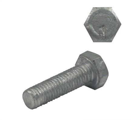 SET SCREW HEX HD 4.6 GAL M20-2.50 X 90MM